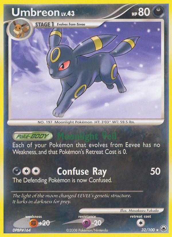 Umbreon Pokemon card