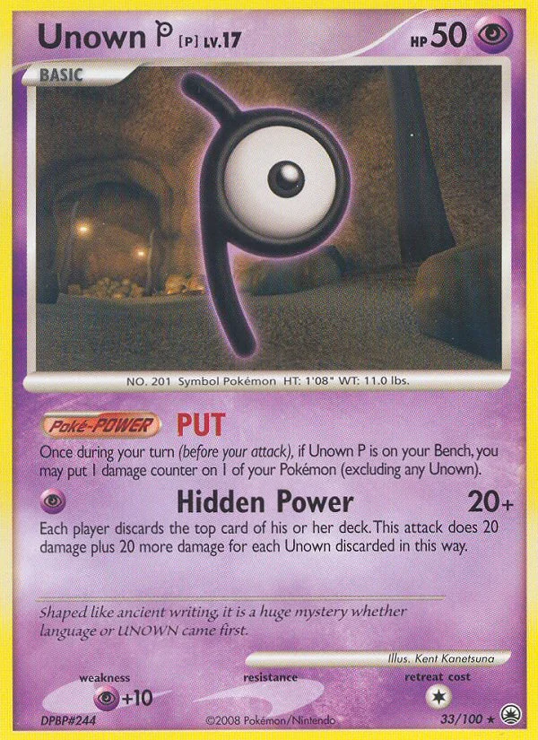 Unown [P] Pokemon card