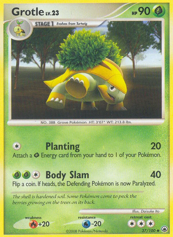 Grotle Pokemon card