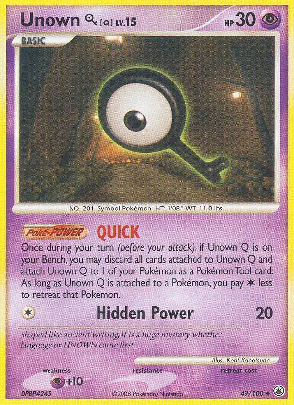 Unown [Q] Pokemon card