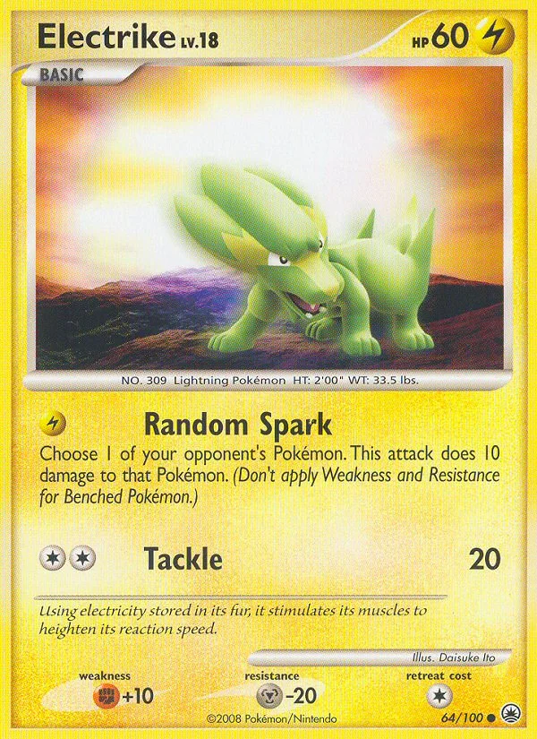 Electrike Pokemon card