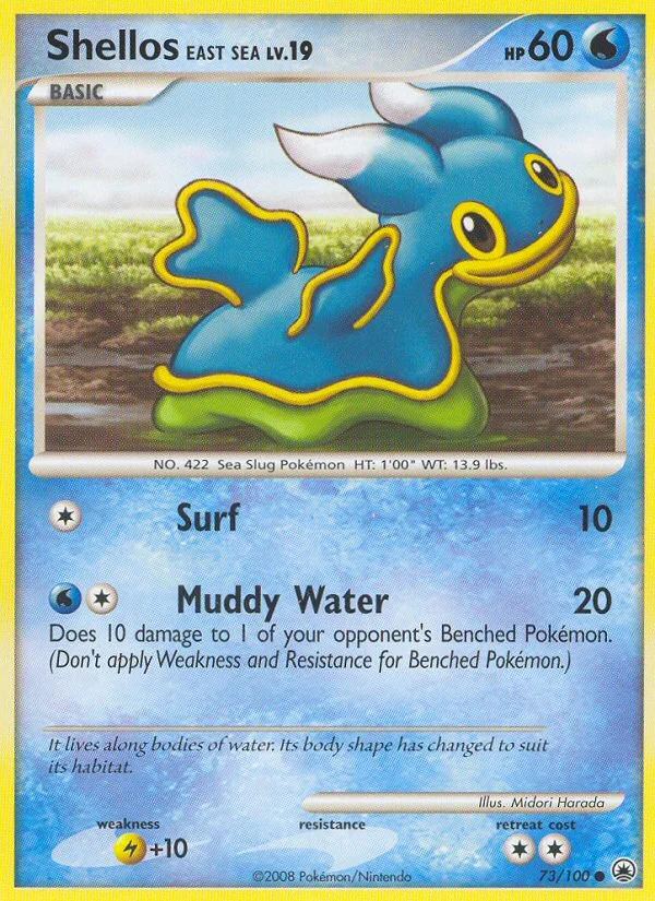 Shellos East Sea Pokemon card