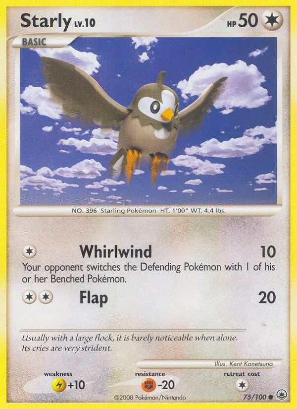 Starly Pokemon card