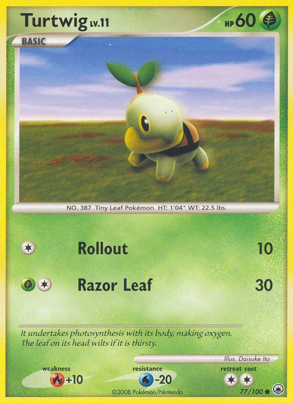 Turtwig Pokemon card