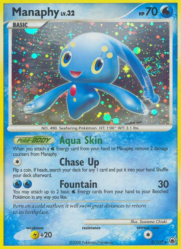 Manaphy Pokemon card