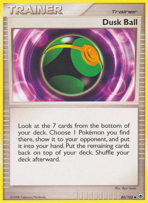 Dusk Ball Pokemon card