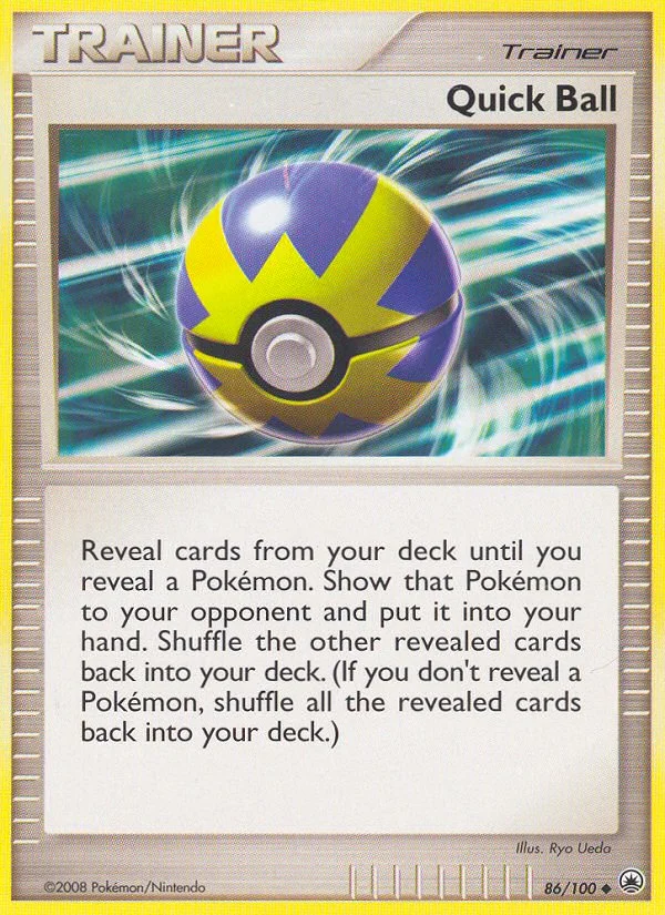 Quick Ball Pokemon card