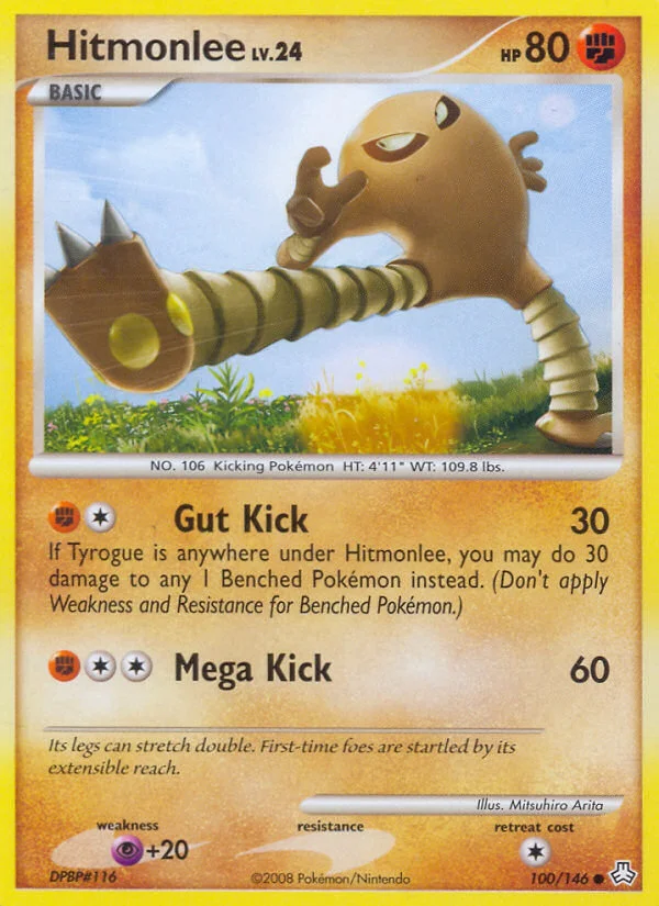 Hitmonlee Pokemon card