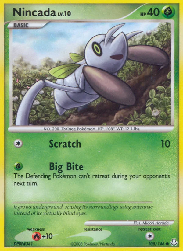 Nincada Pokemon card
