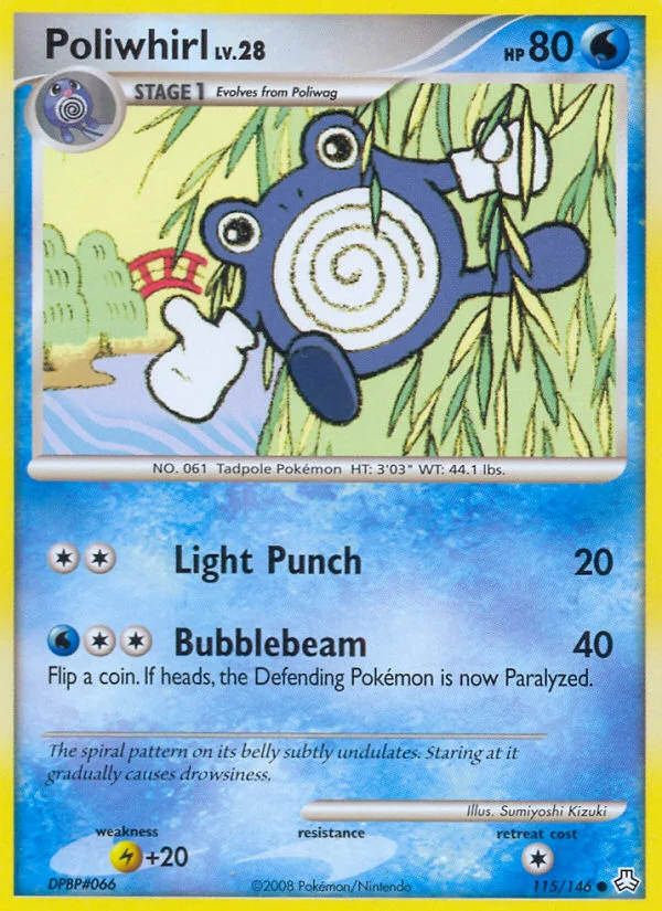 Poliwhirl Pokemon card