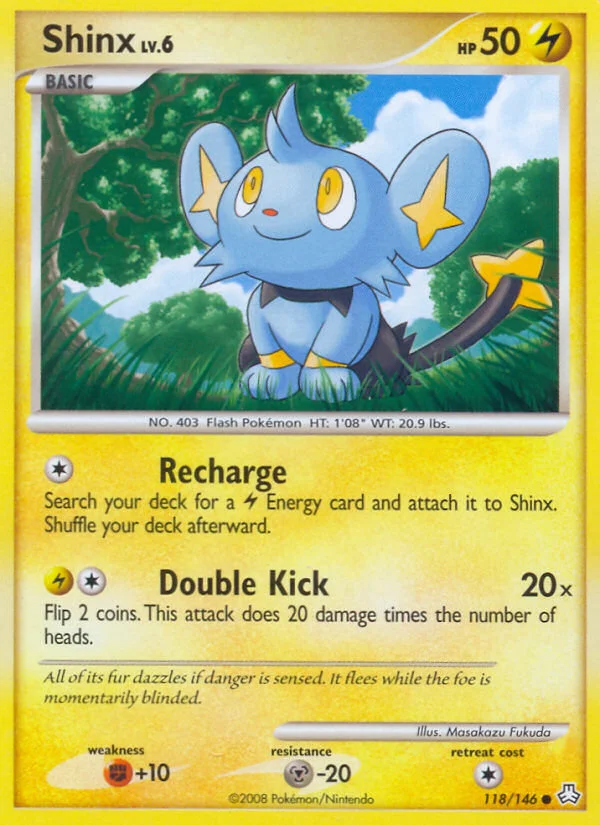 Shinx Pokemon card