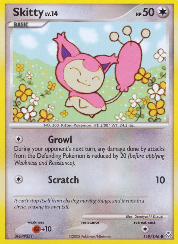 Skitty Pokemon card