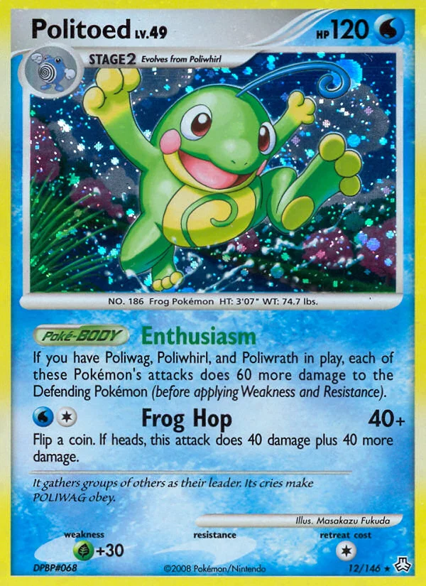 Politoed Pokemon card