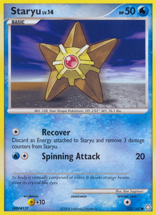 Staryu Pokemon card