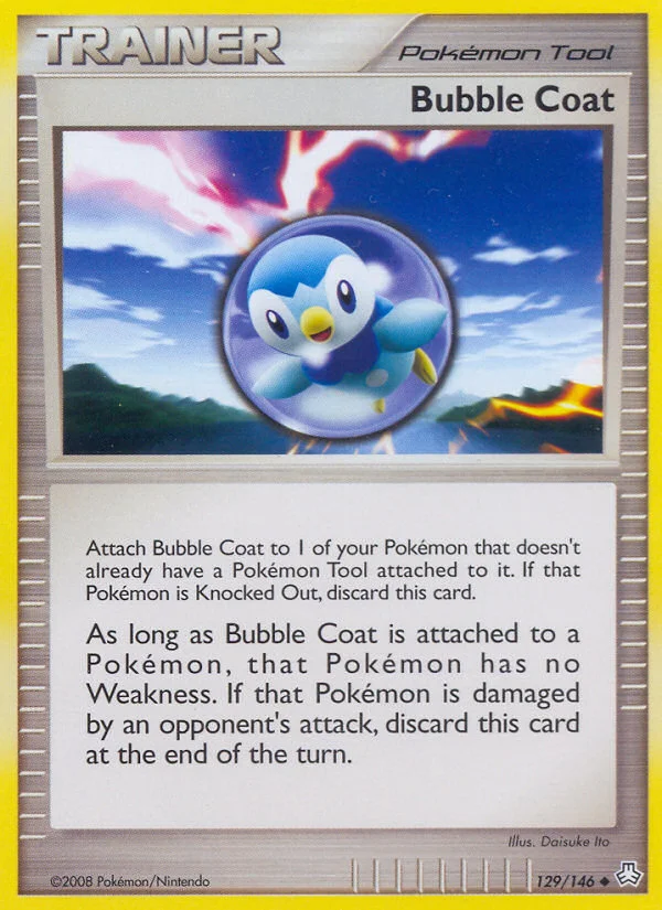 Bubble Coat Pokemon card