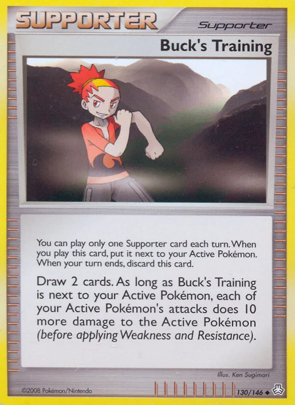 Buck's Training Pokemon card