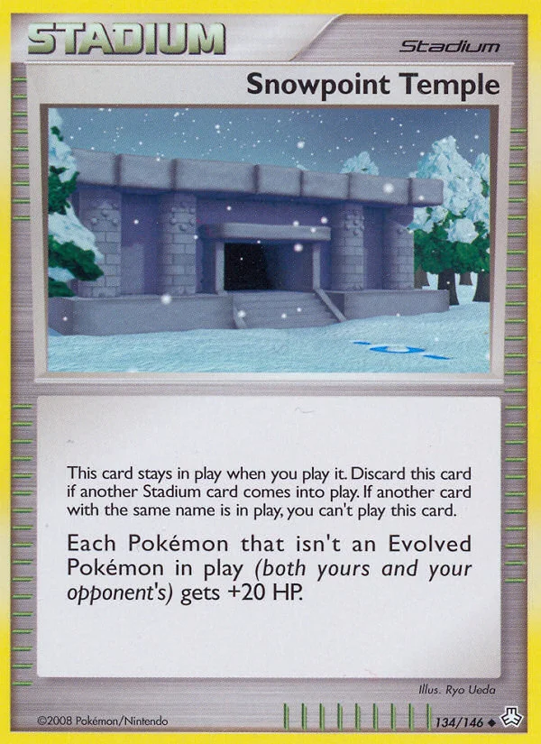 Snowpoint Temple Pokemon card