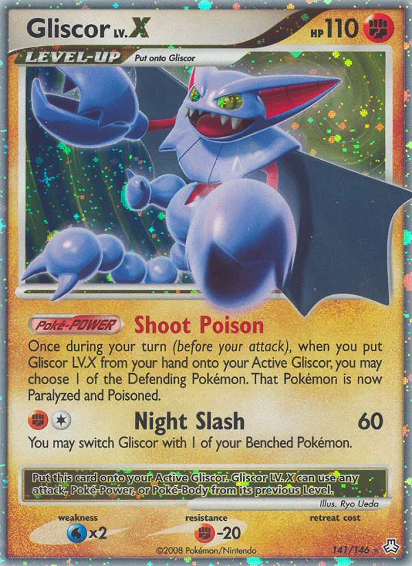 Gliscor LV.X Pokemon card
