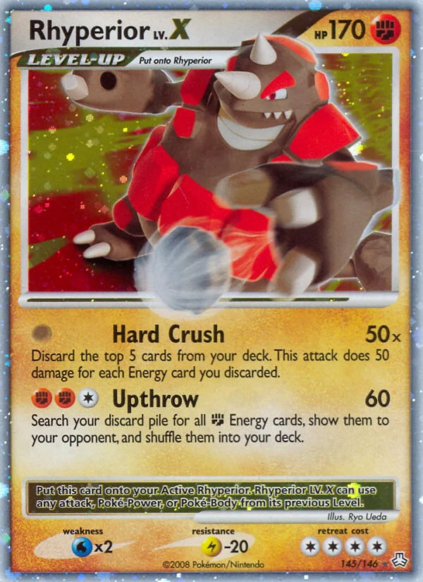 Rhyperior LV.X Pokemon card