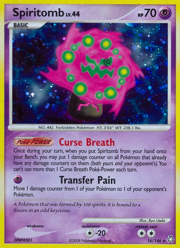 Spiritomb Pokemon card