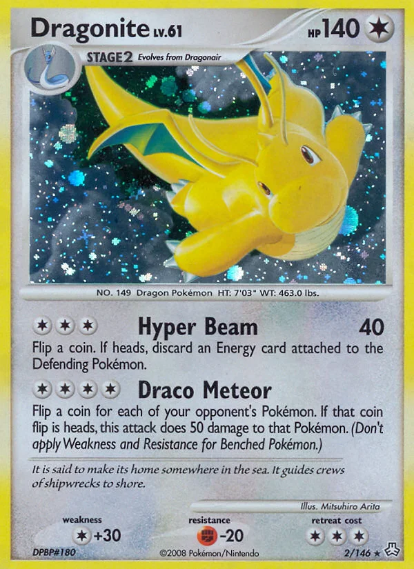 Dragonite Pokemon card