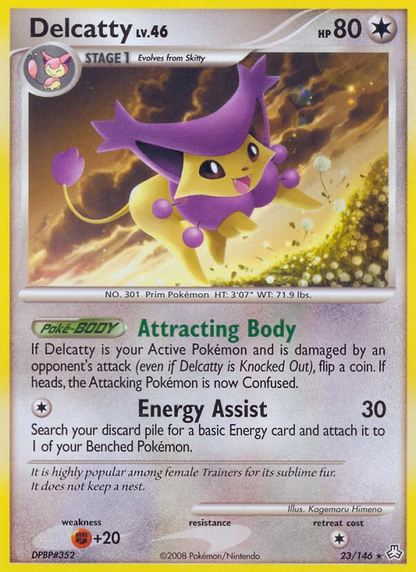 Delcatty Pokemon card