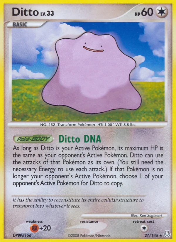 Ditto Pokemon card