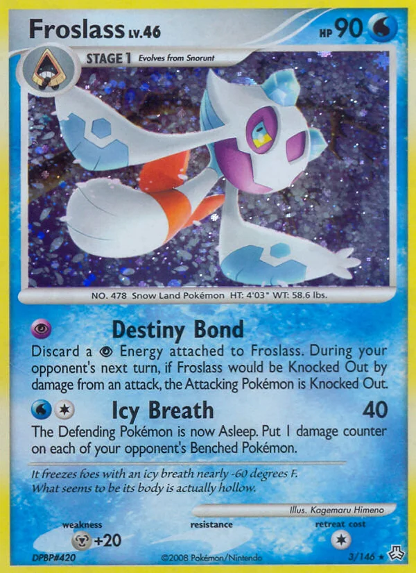 Froslass Pokemon card