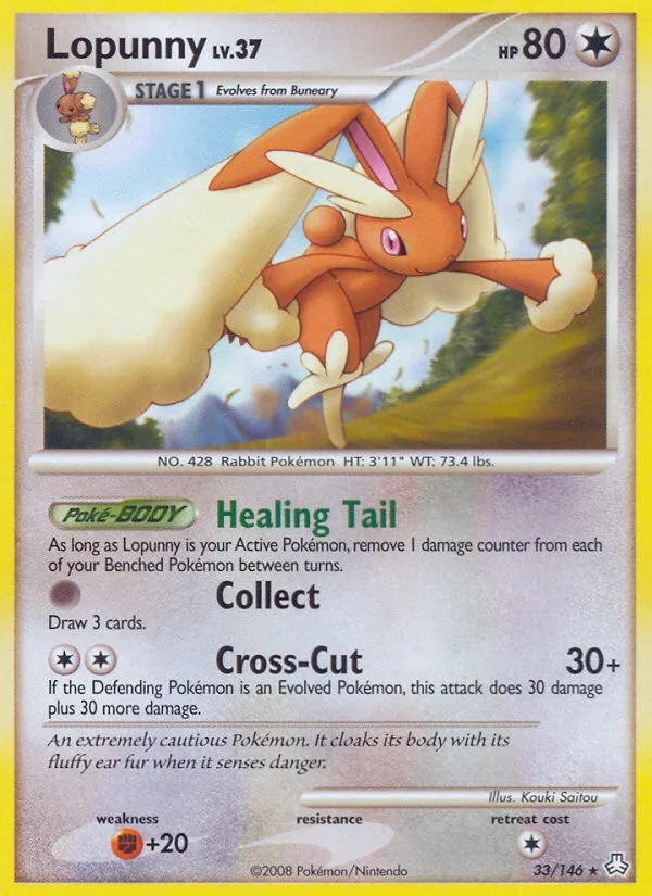 Lopunny Pokemon card