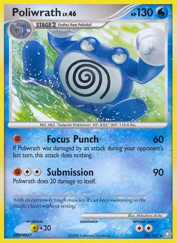 Poliwrath Pokemon card
