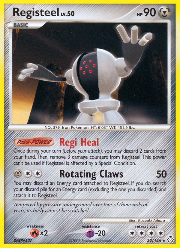 Registeel Pokemon card