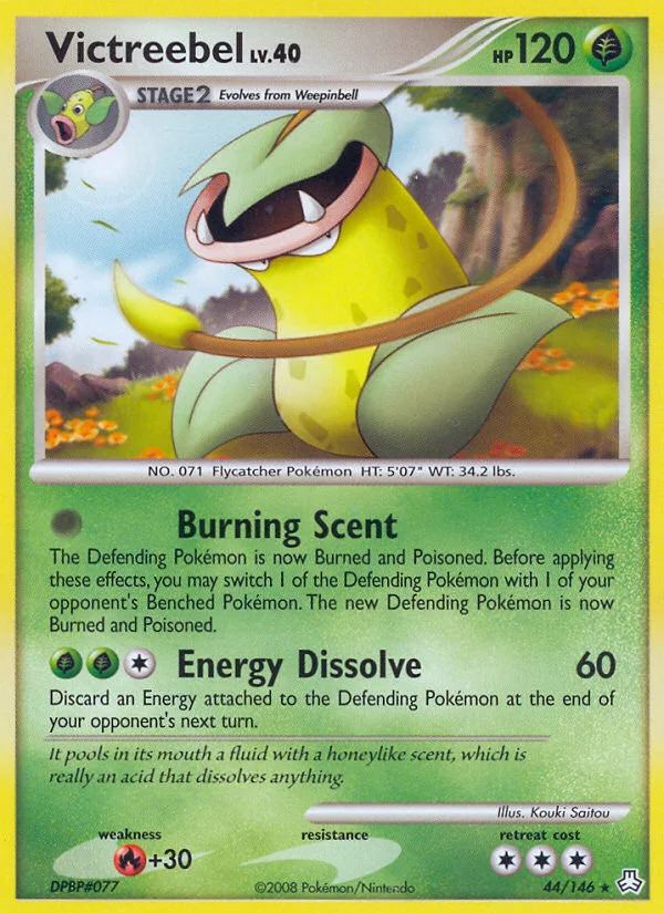 Victreebel Pokemon card