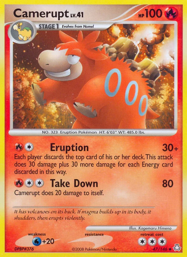 Camerupt Pokemon card