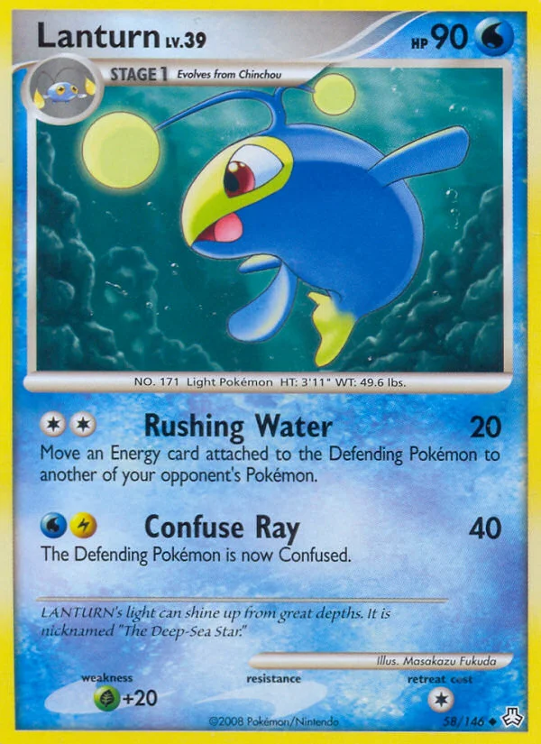 Lanturn Pokemon card