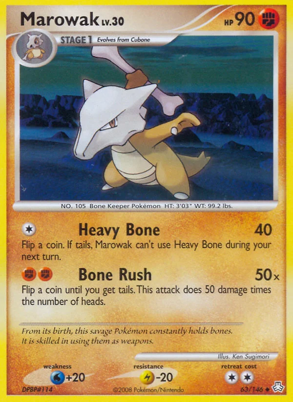 Marowak Pokemon card