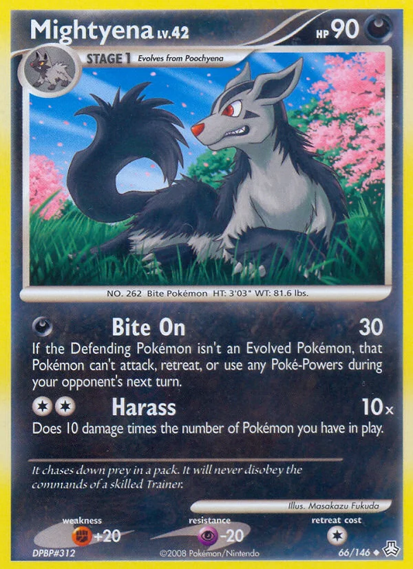 Mightyena Pokemon card