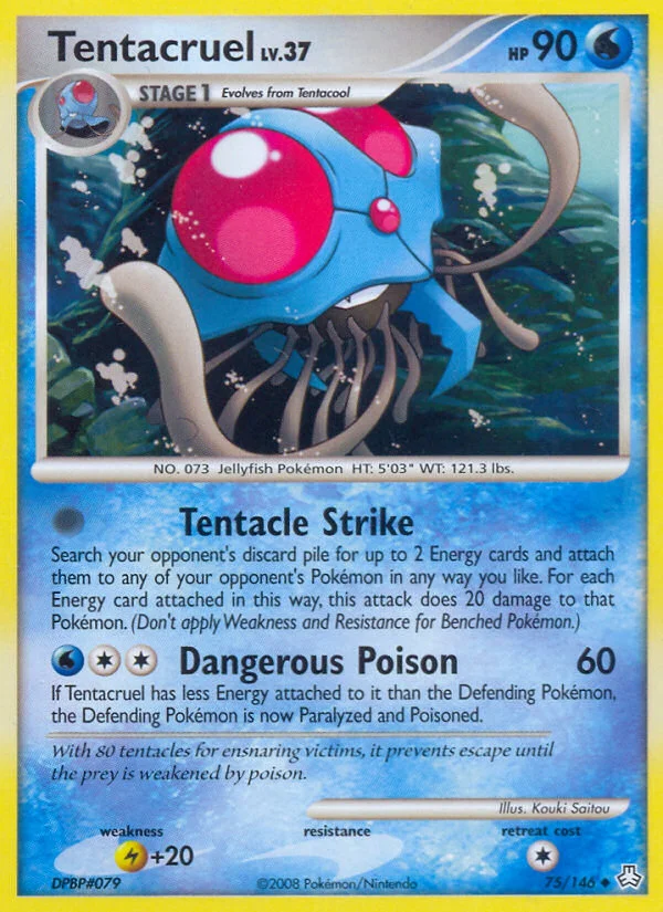 Tentacruel Pokemon card