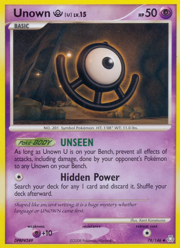 Unown [U] Pokemon card