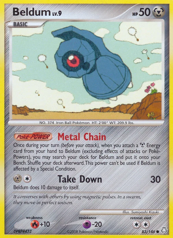 Beldum Pokemon card