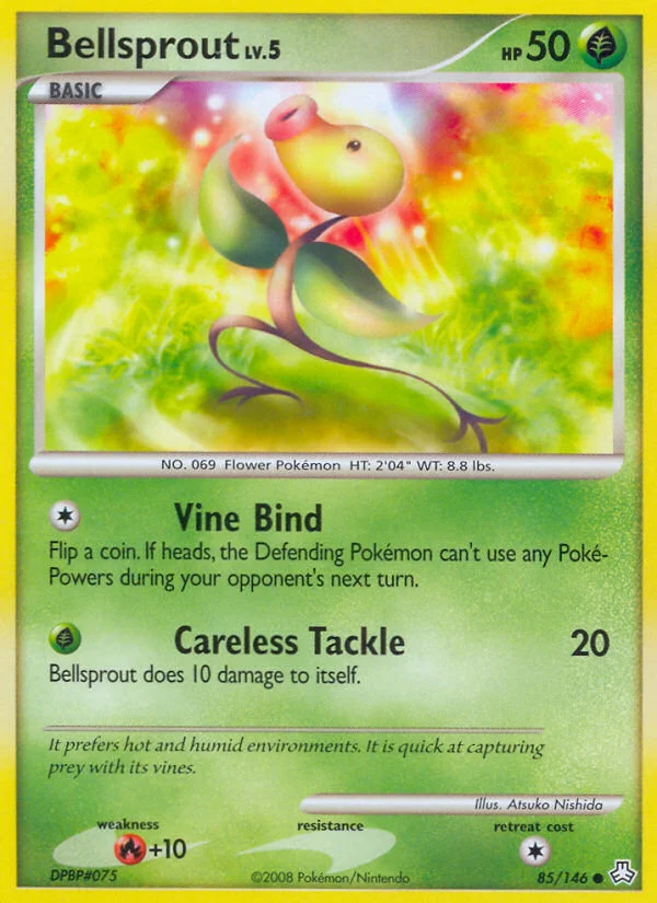 Bellsprout Pokemon card