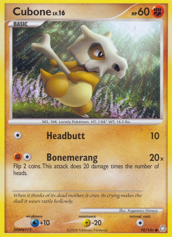 Cubone Pokemon card