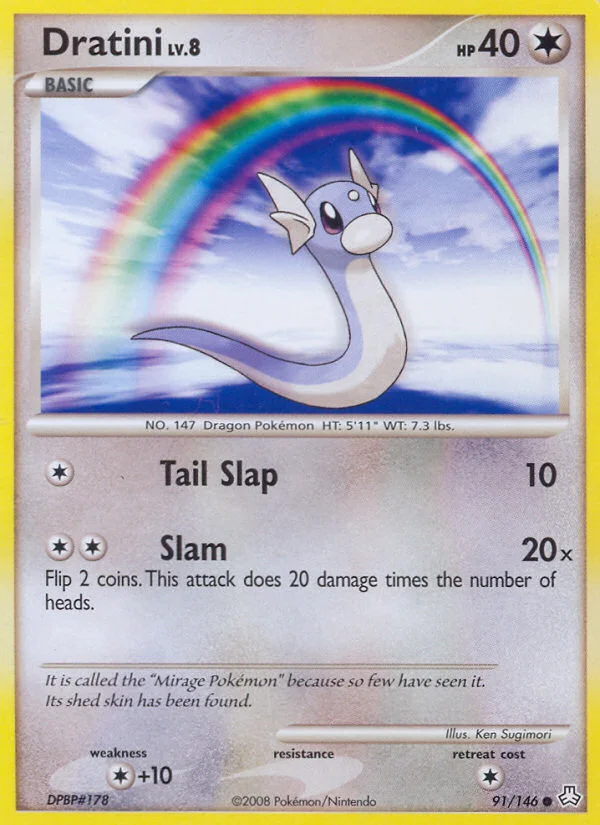 Dratini Pokemon card