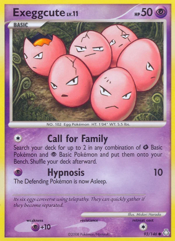 Exeggcute Pokemon card