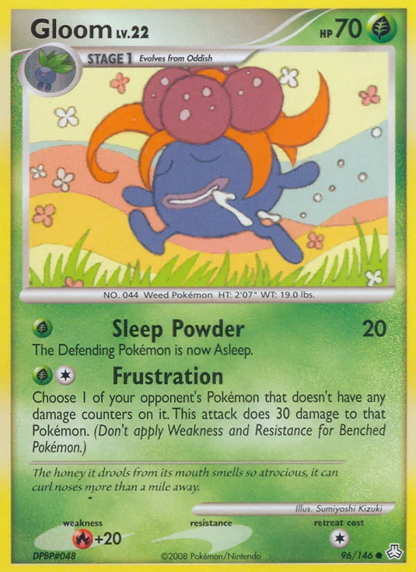 Gloom Pokemon card