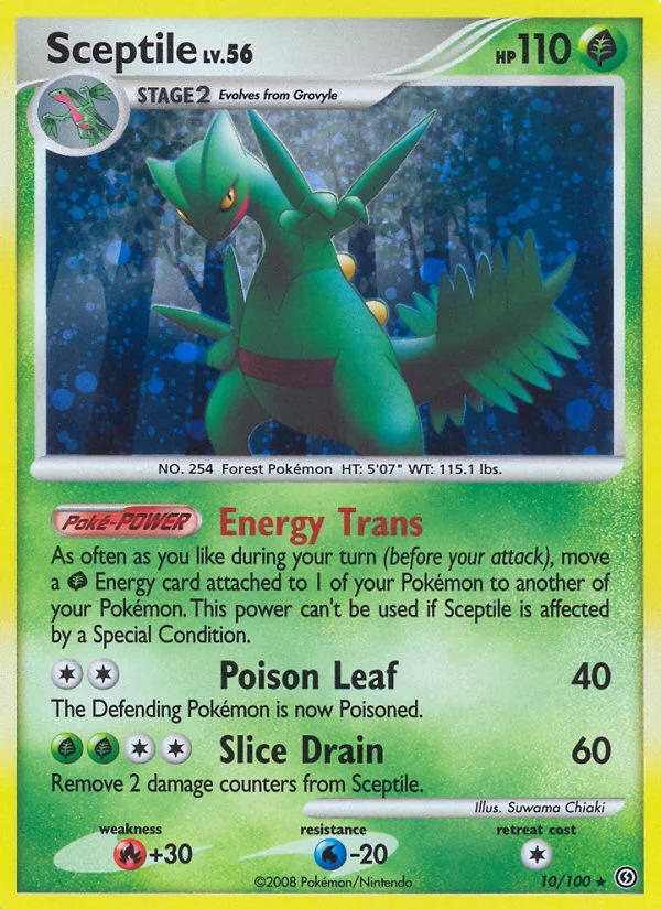 Sceptile Pokemon card