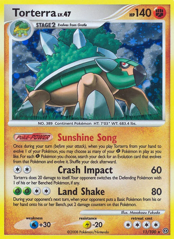 Torterra Pokemon card
