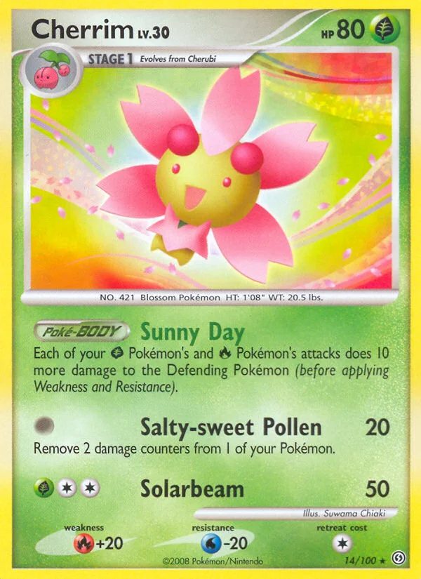 Cherrim Pokemon card