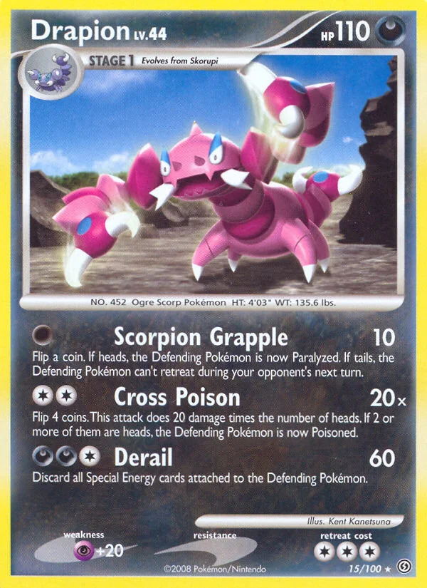 Drapion Pokemon card