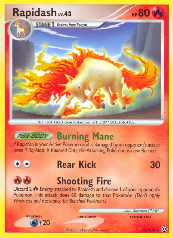 Rapidash Pokemon card