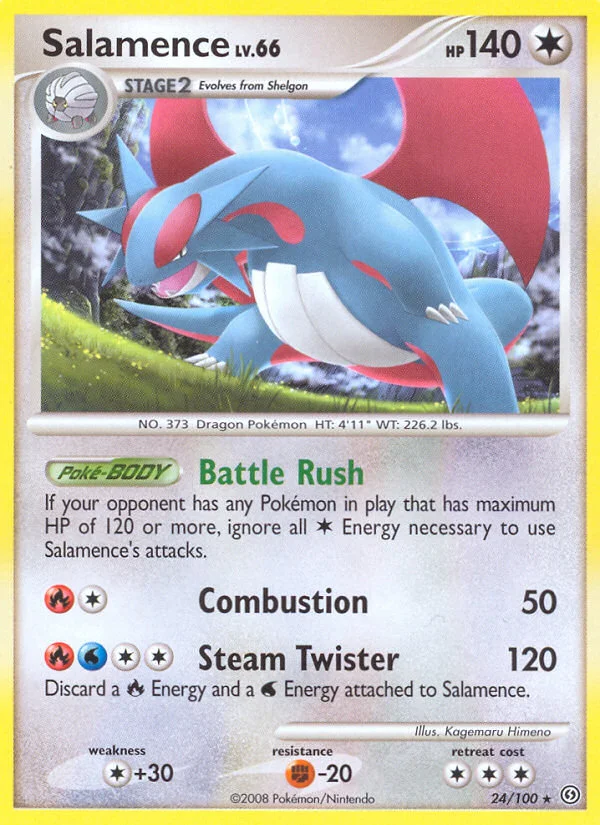 Salamence Pokemon card